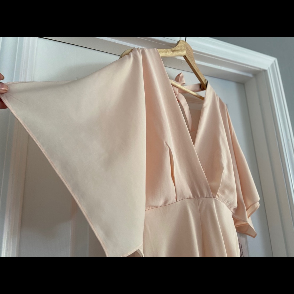 NEW Topshop Batwing V-neck midi dress